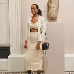 Off White Oversize Blazer